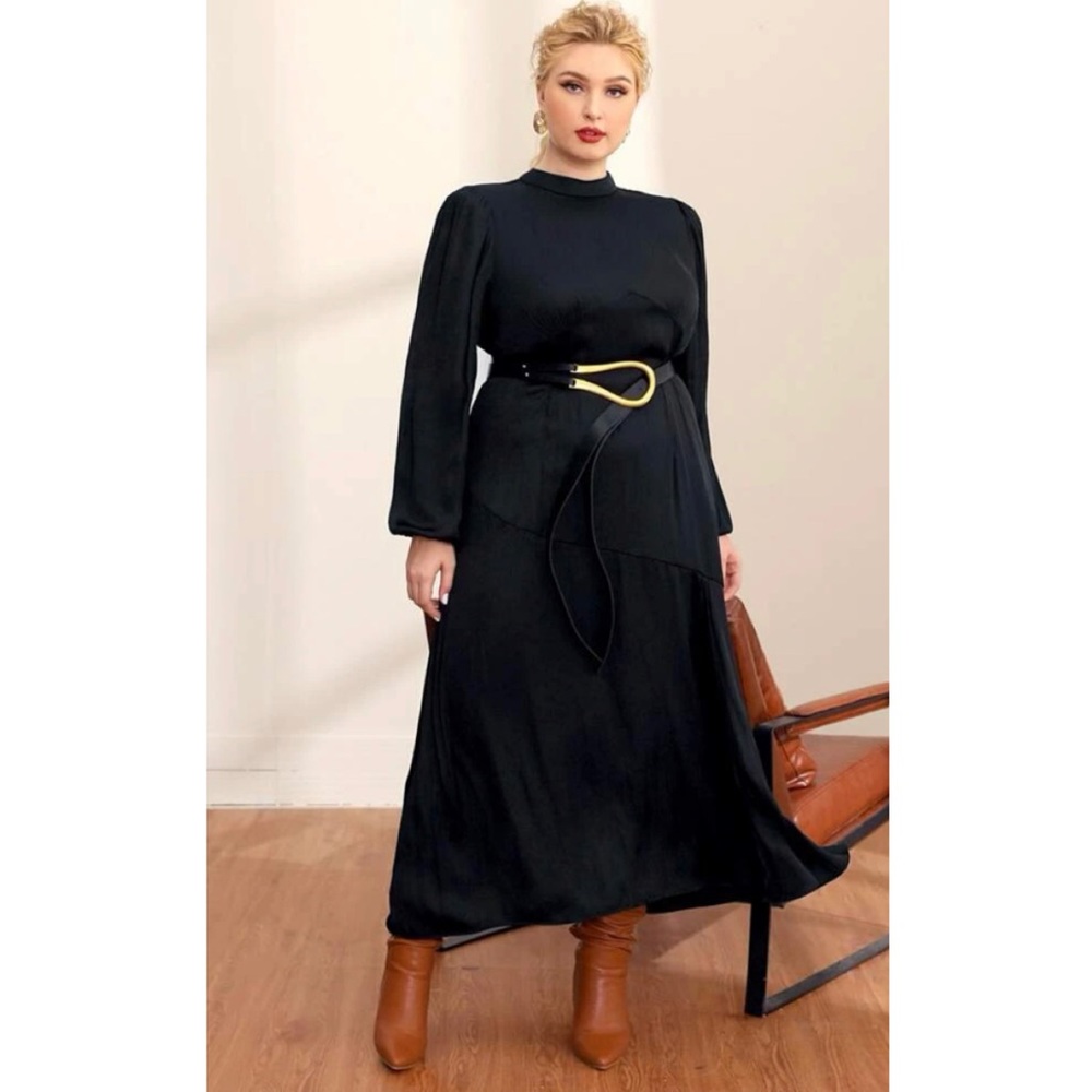 SHEIN beautiful Plus size zip back dress